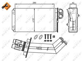 Nrf 54280 - CALENTADOR RENAULT LAGUNA 93-
