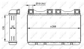Nrf 54283 - CALENTADOR BMW 7-SERIES E38 94-