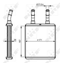 Nrf 54291 - CALENTADOR HYUNDAI ACCENT 99-06