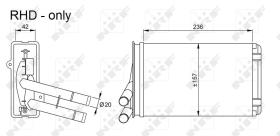 Nrf 54302 - CALENTADOR AUDI A4 94-
