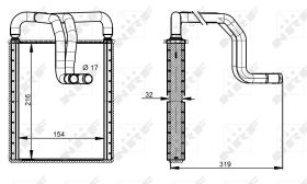 Nrf 54335 - CALENTADOR HYUNDAI TUCSON 200406-20