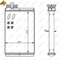 Nrf 54347 - CALENTADOR PEUGEOT 407 200403-20101