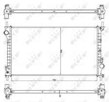 Nrf 54756 - RADIADOR ALU BRAZED FORD TOURNEO CO
