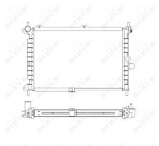 Nrf 55308 - RADIADOR ALU BRAZED OPEL VAUXHALL A
