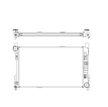 Nrf 55324 - RADIADOR Y CALEFACTOR W203  C22