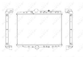 Nrf 55346 - RADIADOR ALU BRAZED CITROEN C5 00-