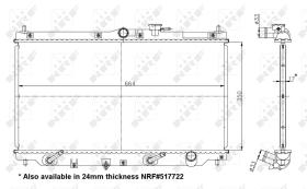 Nrf 56047 - RADIADOR HONDA ACCORD 90-