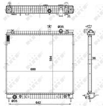Nrf 56082 - RADIADOR ALU BRAZED NISSAN ARMADA 5