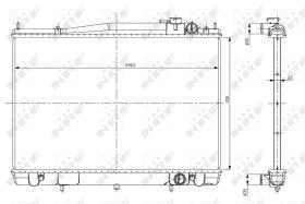 Nrf 56085 - RADIADOR ALU BRAZED NISSAN FRONTIER