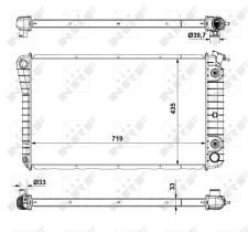 Nrf 56092 - RADIADOR ALU BRAZED OLDSMOBILE 98 ,