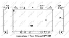 Nrf 56105 - RADIADOR ALU BRAZED TOYOTA CAMRY 01