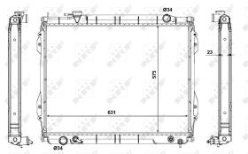 Nrf 56121 - RADIADOR ALU BRAZED TOYOTA TACOMA 3