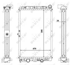 Nrf 56123 - RADIADOR ALU BRAZED VW GOLF / PARAT
