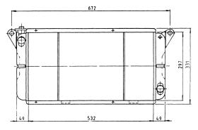 Nrf 57308 - RADIADOR RENAULT R 12 1.3