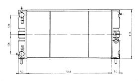 Nrf 57915 - RADIADOR FIAT 127 1300D/FIORINO