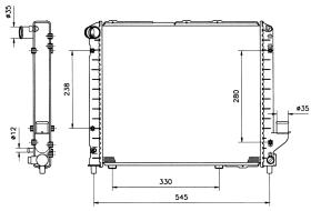 Nrf 58008 - RADIADOR LANCIA KAPPA 2.0 16V TURBO