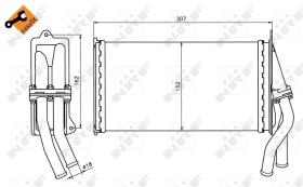 Nrf 58037 - CALENTADOR RENAULT 25 84-