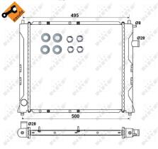 Nrf 58107 - RADIADOR ALU BRAZED MG EXPRESS 03-