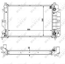 Nrf 58109 - RADIADOR ALU BRAZED SAAB 900 93-