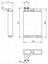 Nrf 58149 - CALENTADOR VOLVO 740 82-