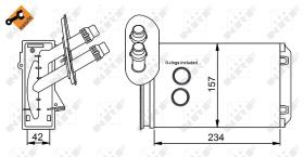 Nrf 58223 - CALENTADOR AUDI A3 96-