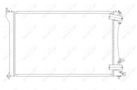 Nrf 58251 - RADIADOR ALU BRAZED PEUGEOT 406 98-