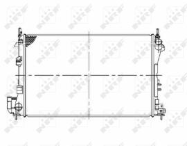 Nrf 58293 - RADIADOR ALU BRAZED FIAT CROMA 05-