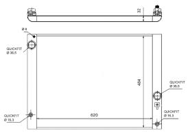 Nrf 58320 - RADIADOR ALU BRAZED BMW 520I 05-