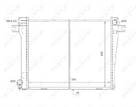 Nrf 58338 - RADIADOR ALU BRAZED BMW 320I 82-