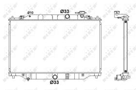 Nrf 58416 - RADIADOR ALU BRAZED MAZDA CX5 2012-