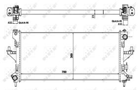 Nrf 58424 - RADIADOR ALU BRAZED PEUGEOT BOXER 3