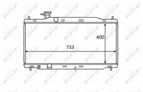 Nrf 58458 - RADIADOR ALU BRAZED HONDA CR-V 2.0