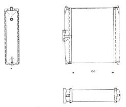 Nrf 58609 - CALEFACTOR PEUGEOT 504 SERIE
