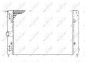 Nrf 58697 - RADIADOR ALU MECHAN VW DERBY 81-