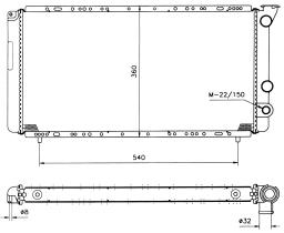 Nrf 58764 - RADIADOR RENAULT ESPACE/R 18/ R 20/