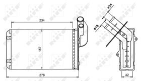 Nrf 58836 - CALENTADOR RENAULT 19 88-