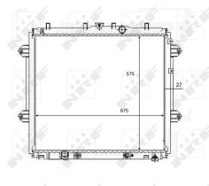 Nrf 59080 - RADIADOR ALU BRAZED TOYOTA LANDCRUI