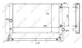 Nrf 59115 - RADIADOR ALU BRAZED TOYOTA AVENSIS