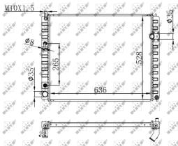 Nrf 59147 - RADIADOR ALU BRAZED INFINITI FX37 0