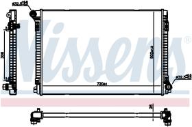 Nissens 606704 - RADIADOR VOLKSWAGEN ATLAS/TERAMONT(