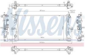 Nissens 606756 - RADIADOR FIAT DUCATO(250)(06-)2.3 J