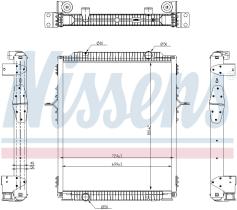 Nissens 637878 - RADIADOR RVI-RENAULT TRUCKS C-SERIE