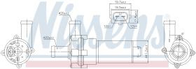 Nissens 831054 - BOMBA AGUA OPEL VECTRA A(88-)2.5 I