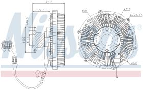 Nissens 86229 - VENTILADOR CLUTCH MAN TG-L(05-)