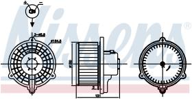 Nissens 87388 - VENTILADOR HAB.HYUNDAI TUCSON(JM)(0
