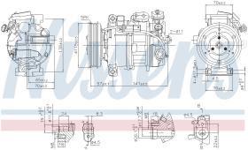 Nissens 890246 - COMPRESOR MERCEDES B-CLASS W 246(11