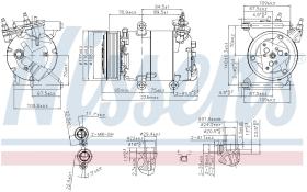 Nissens 89571 - COMPRESOR FORD S-MAX(CA1)(06-)2.2 T