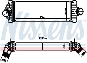 Nissens 961230 - INTERCOOLER FORD TRANSIT(TTG)(13-)2