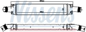 Nissens 961466 - INTERCOOLER AUDI A 4/S 4(B9)(15-)2.