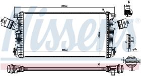 Nissens 961543 - INTERCOOLER OPEL INSIGNIA A(08-)2.0